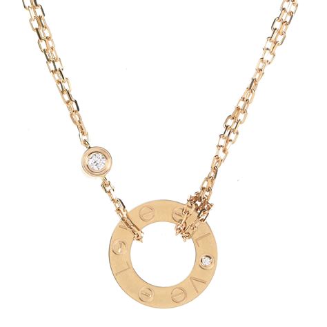 love necklace cartier|cartier love necklace 2 diamonds.